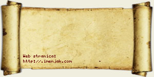 Olja Bzenić vizit kartica